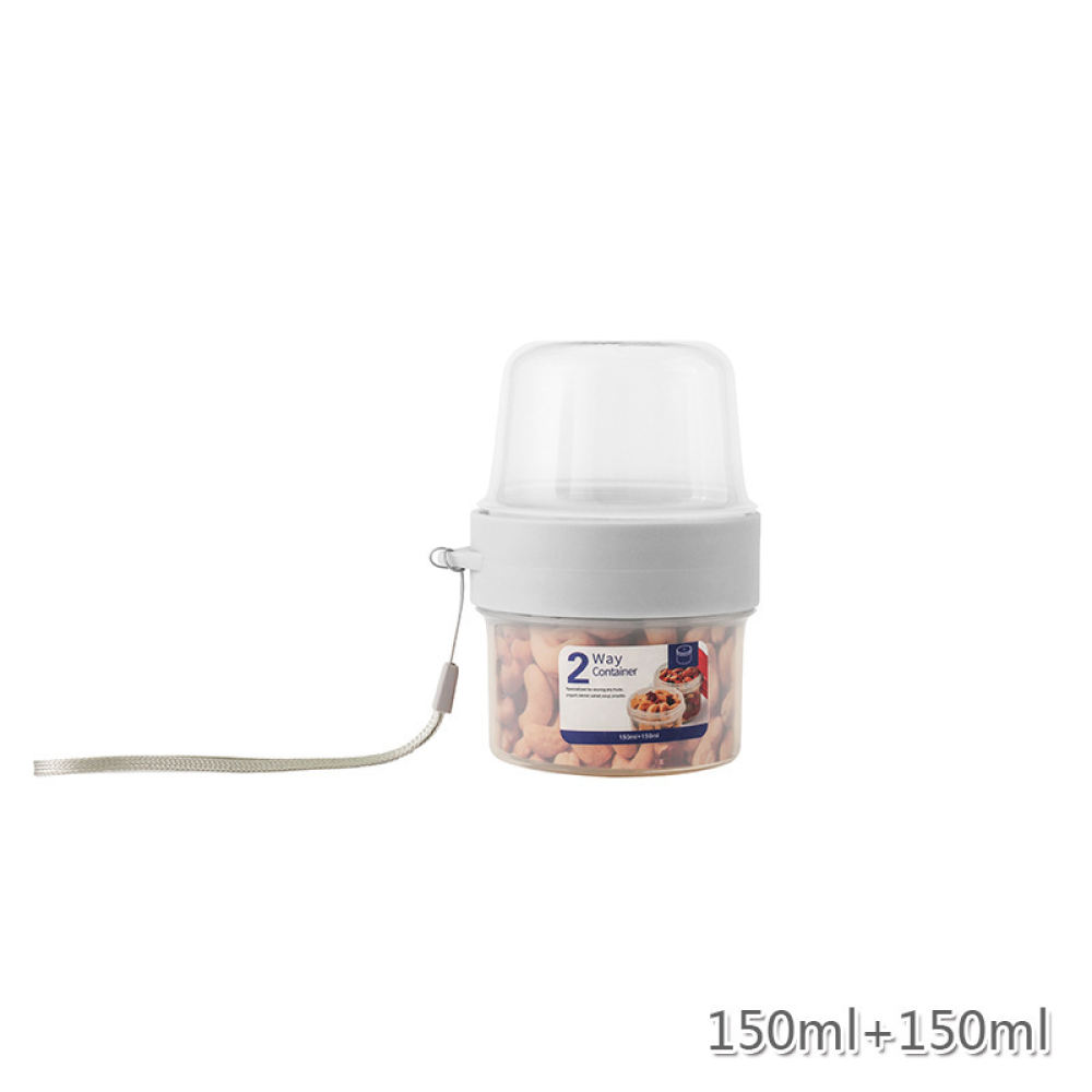 Baby Food Jars With Lids - 휴대용 이중층 보관 상자, 밀폐 용기.