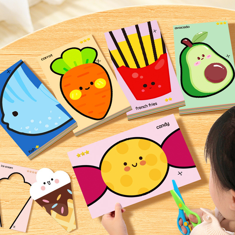 수제 종이 커팅 재미있는 종이접기 동물/식물/음식 패턴 - Baby Food Scissors 리뷰 및 가격